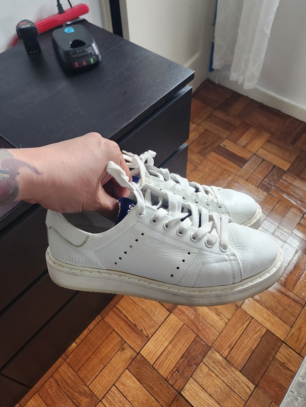 Golden Goose Starter Size 37 White Leather Sneakers